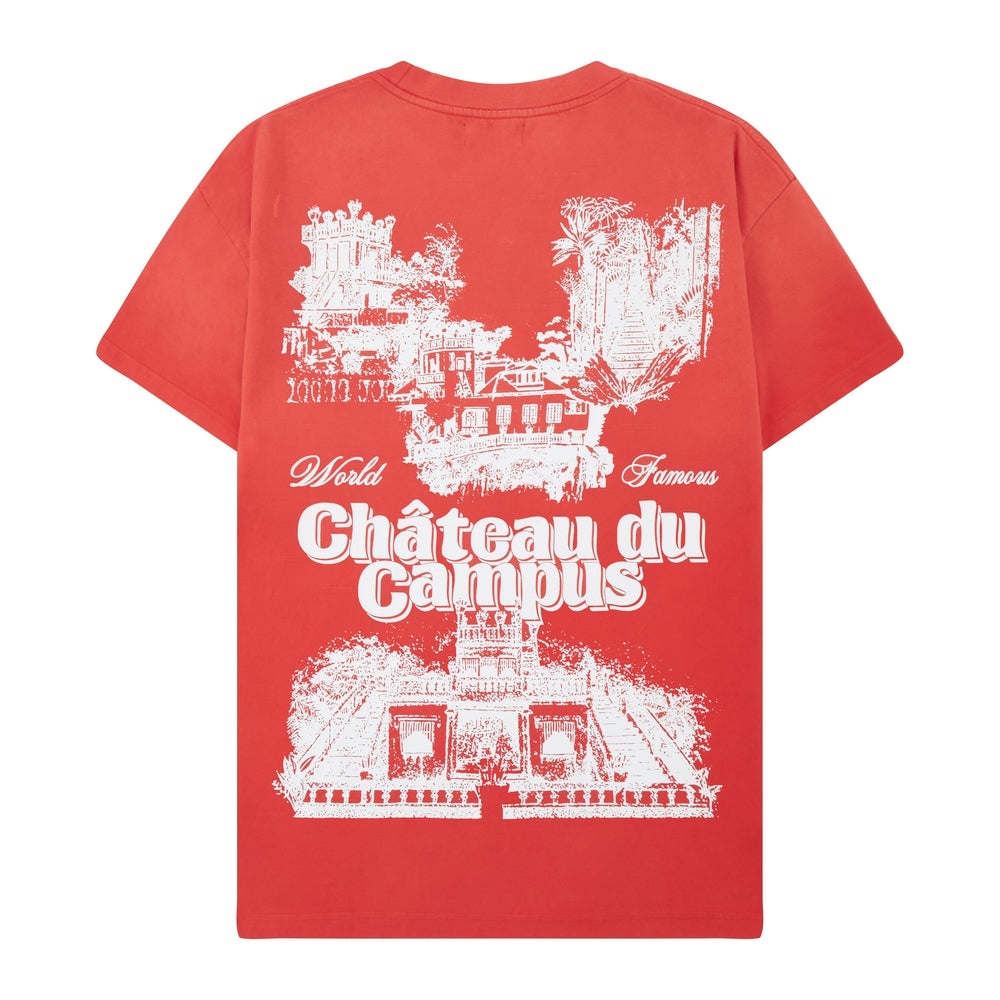Chateau Tee Sun Fade Wash Tee (Red)
